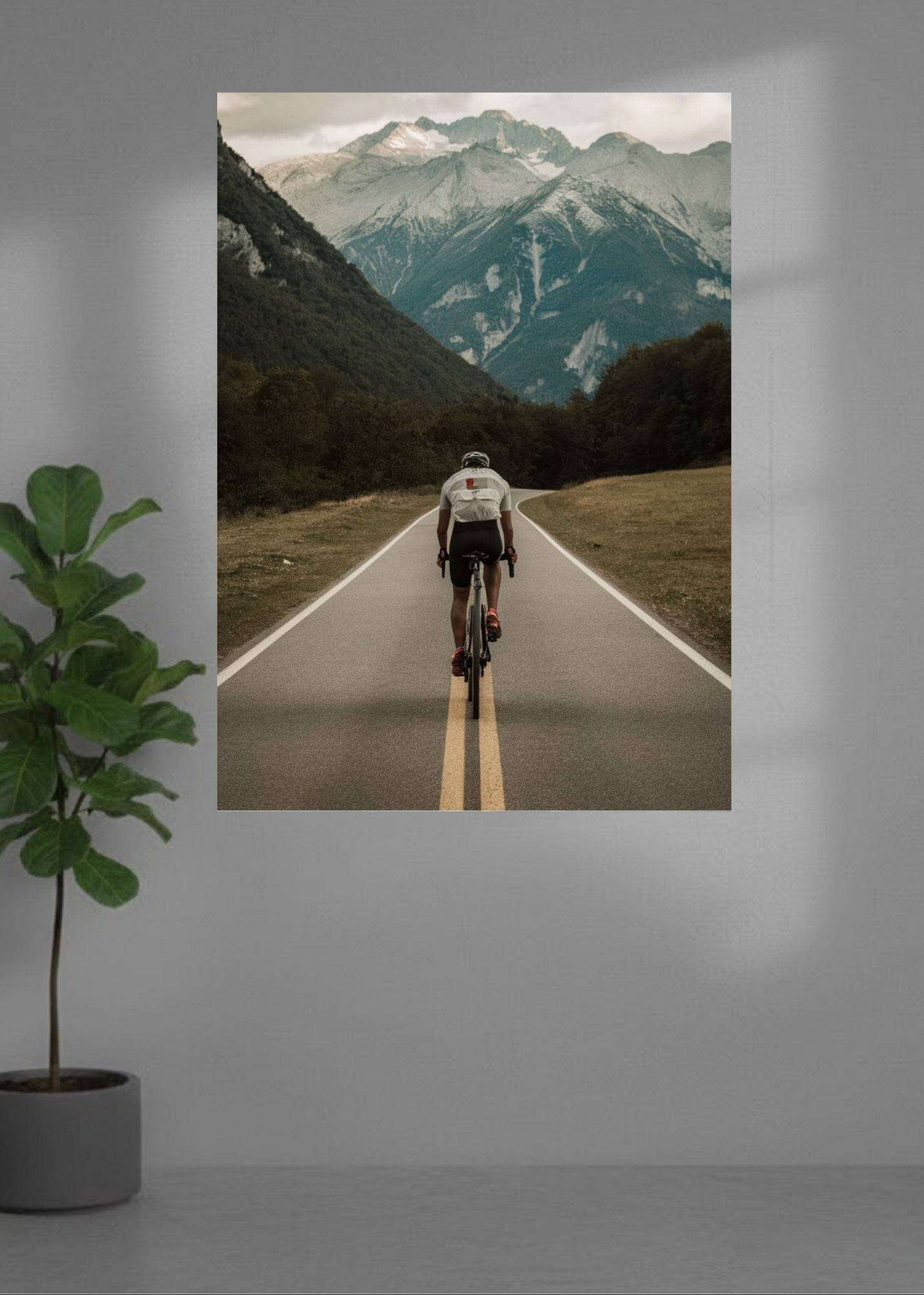 Aiming for the summit.