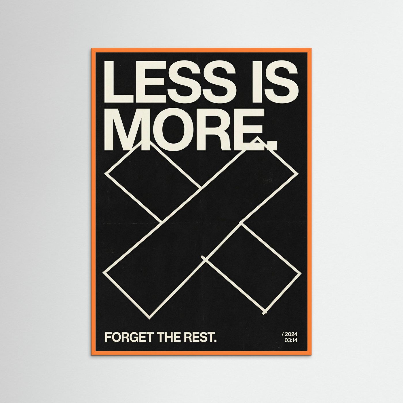 Less is more