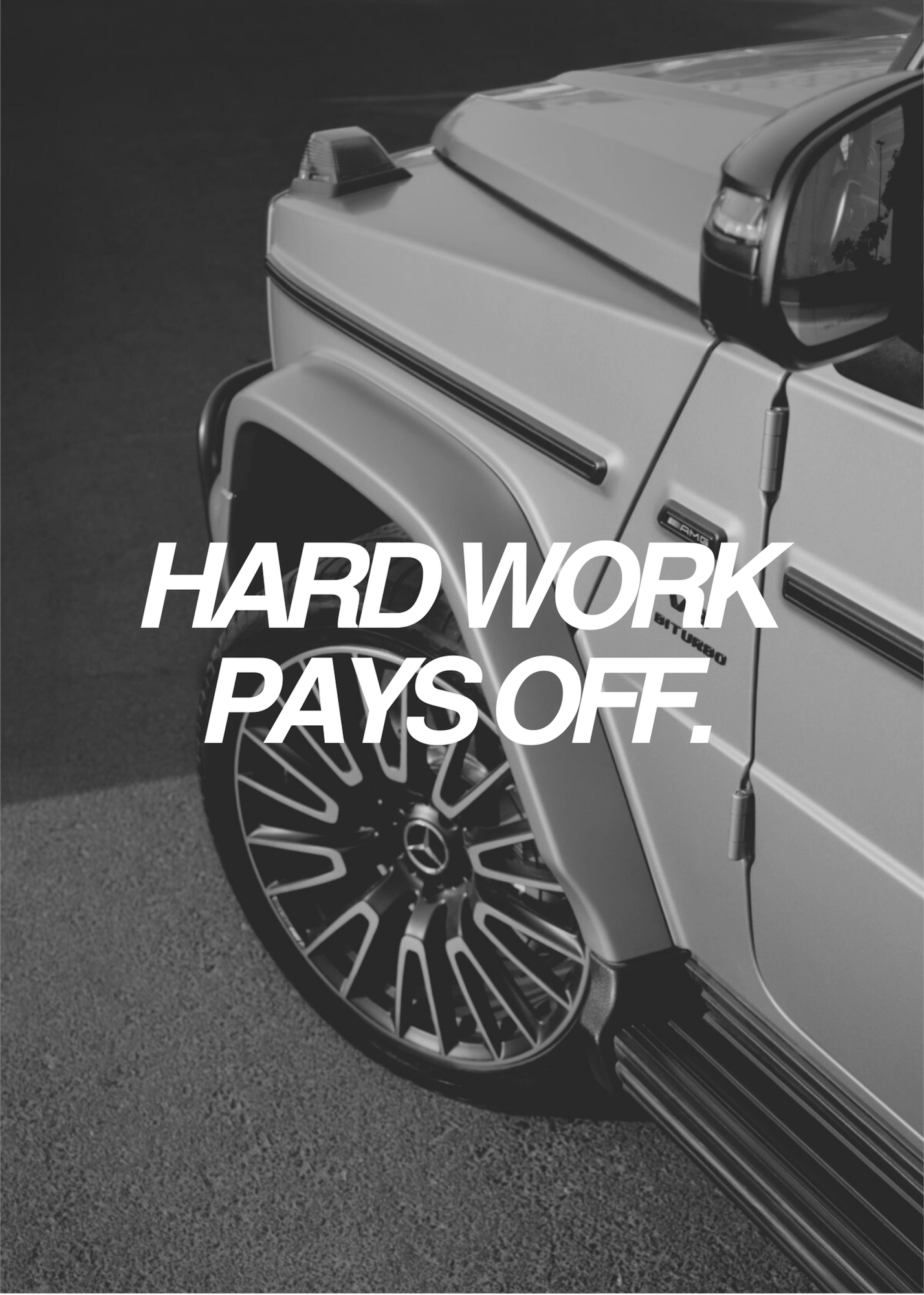Hard Work Pays Off.