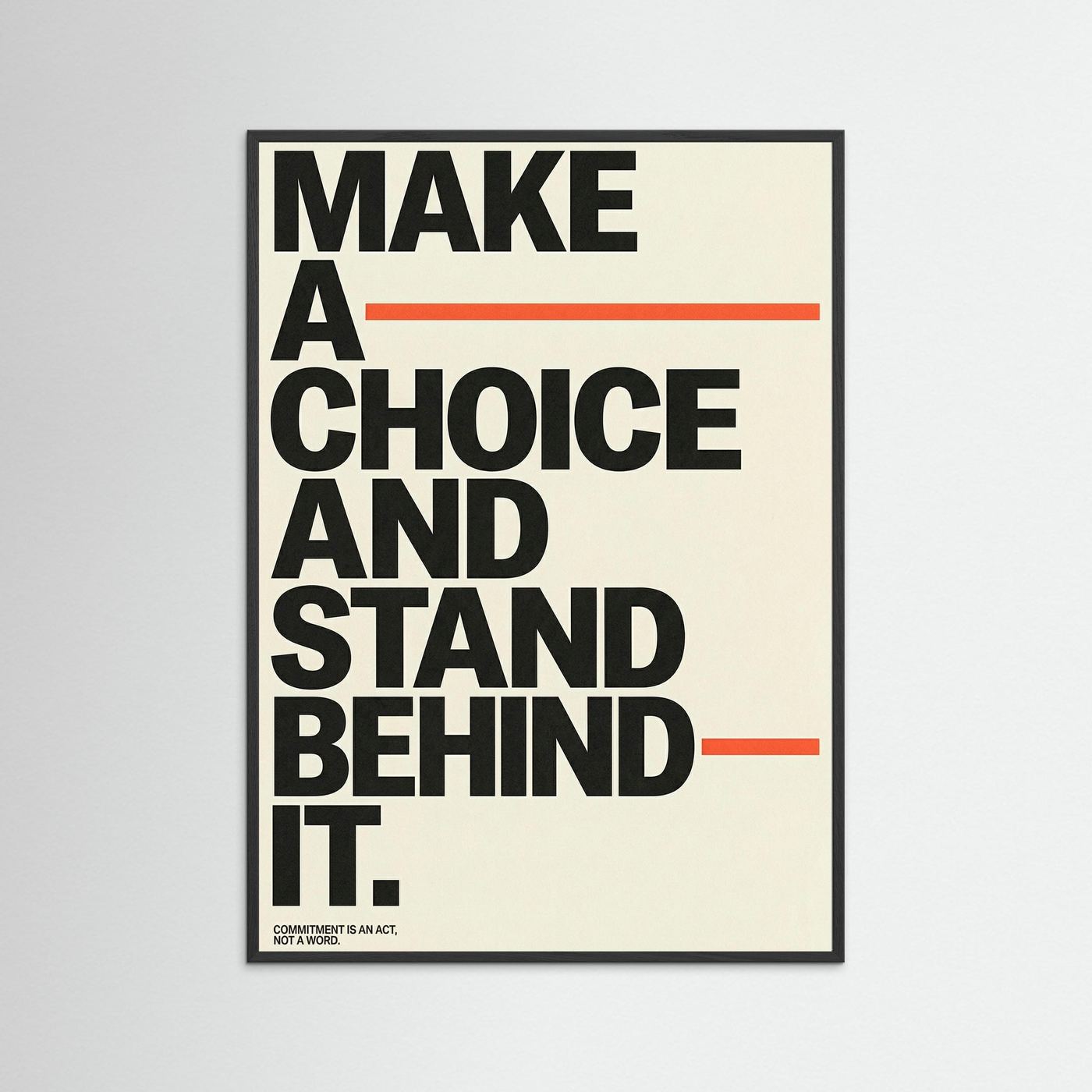Make a choice
