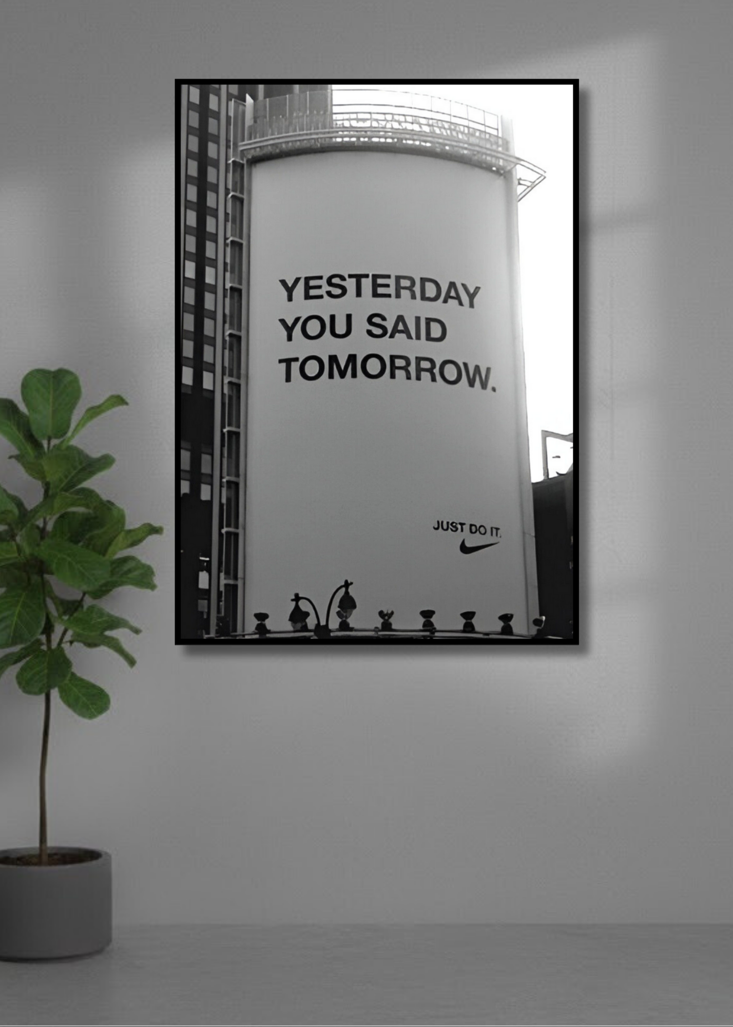 Yesterday you said tomorrow.