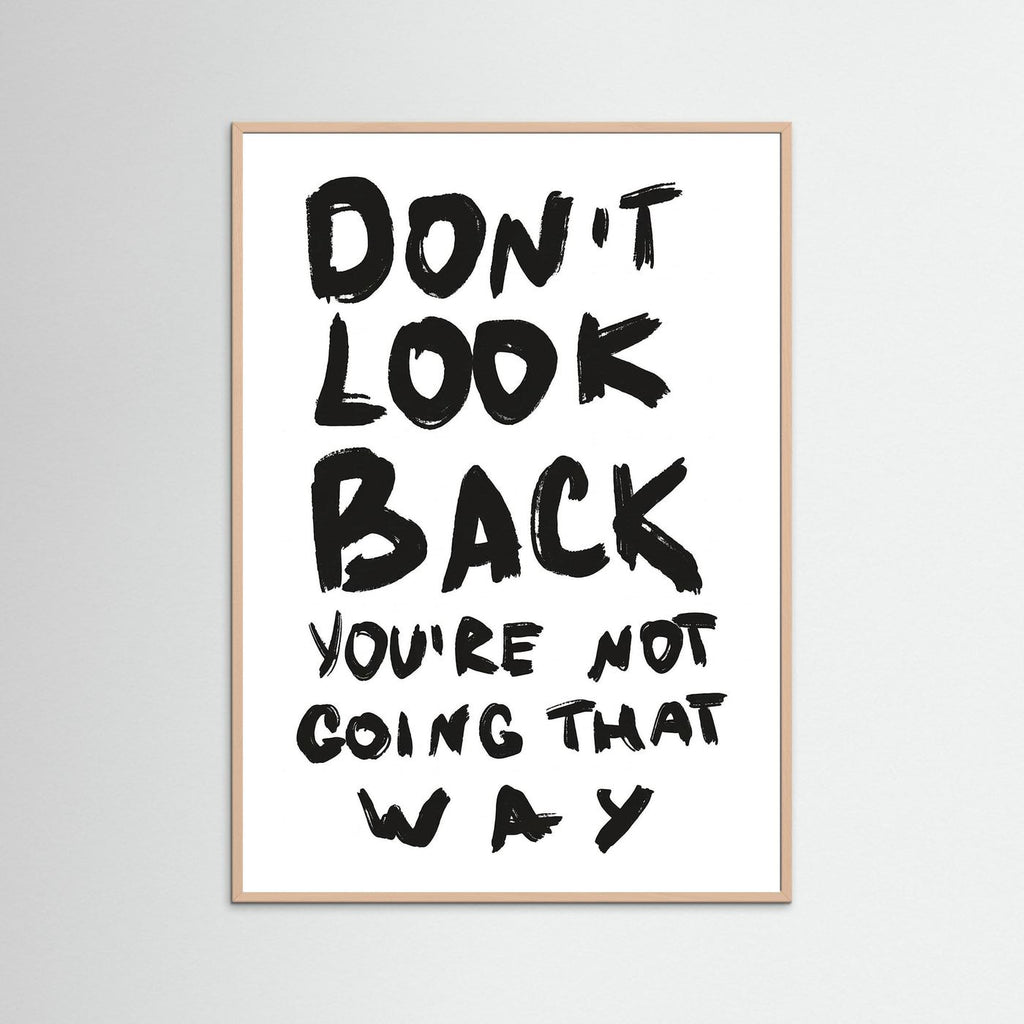 Don't look back