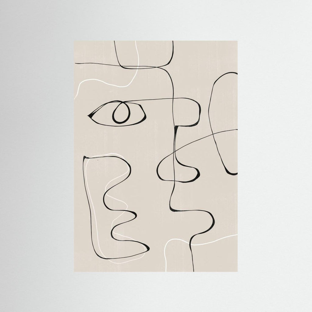 Abstract Face No2. by The Miuus Studio