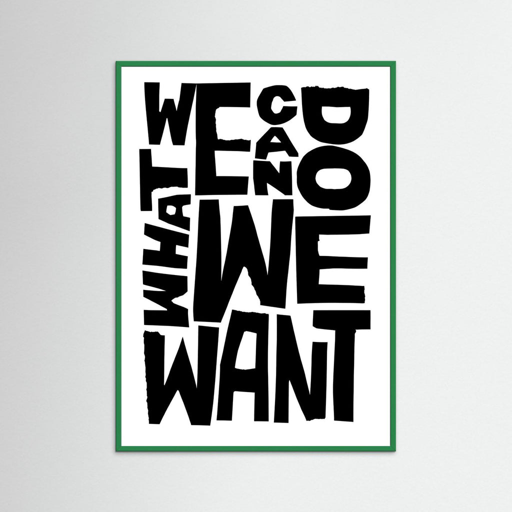 We can do what we want.