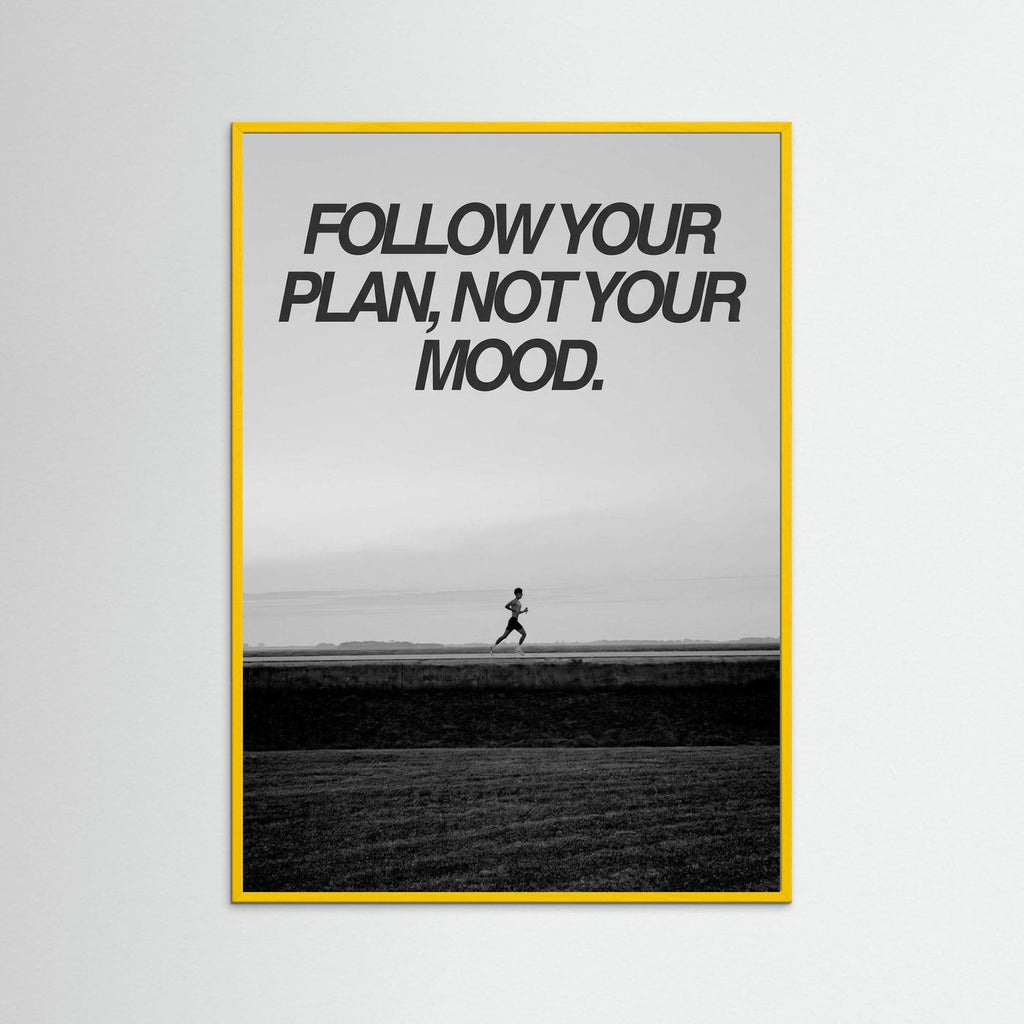 Follow your plan not your mood