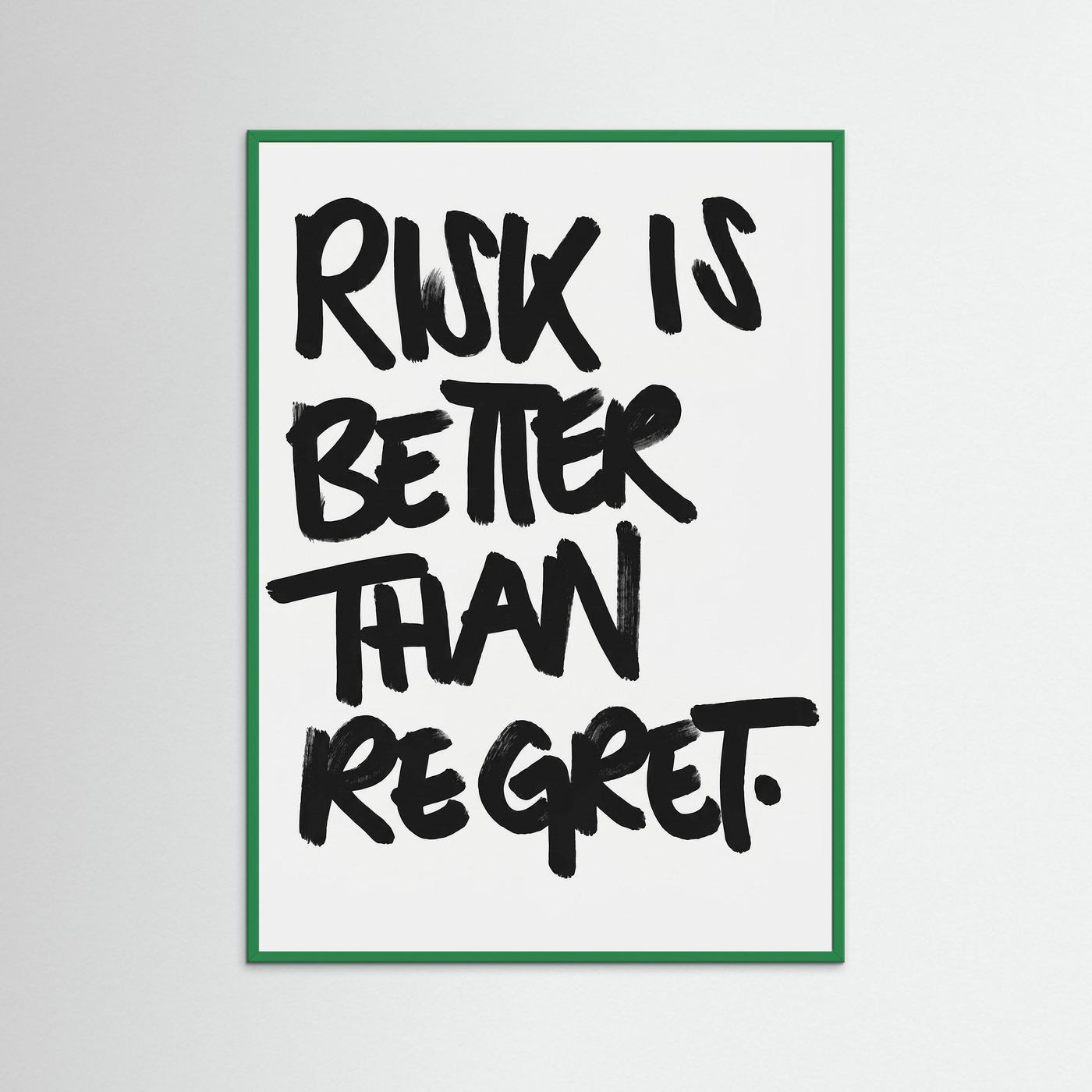 Risk is better than regret