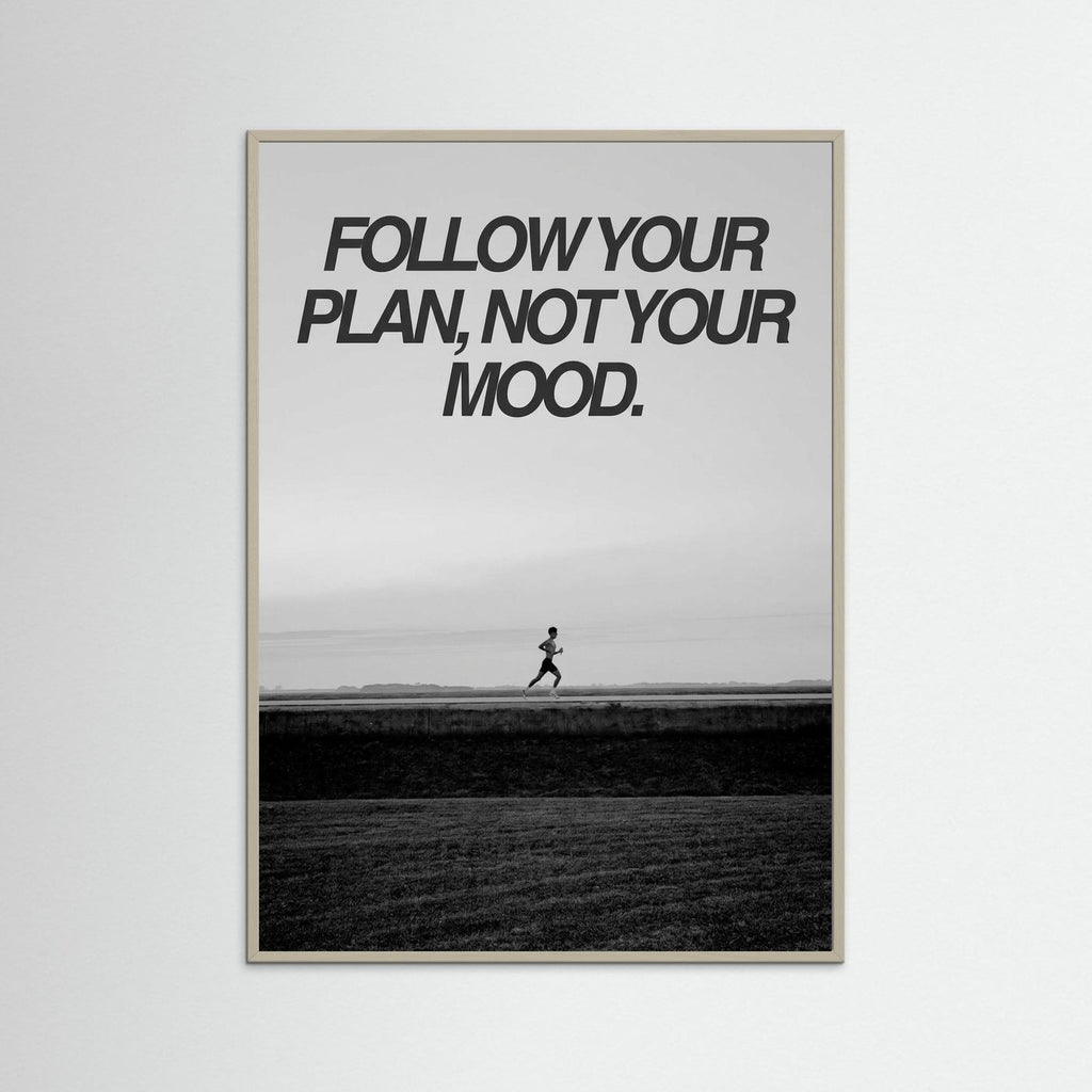 Follow your plan not your mood