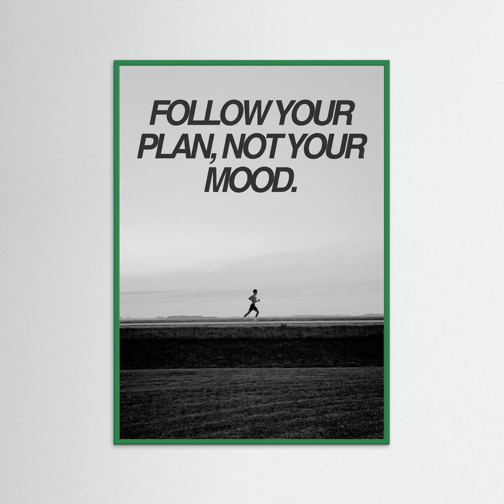 Follow your plan not your mood