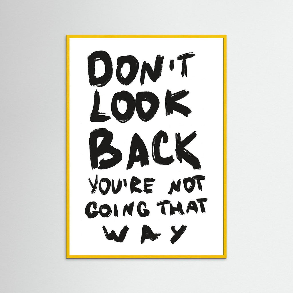 Don't look back