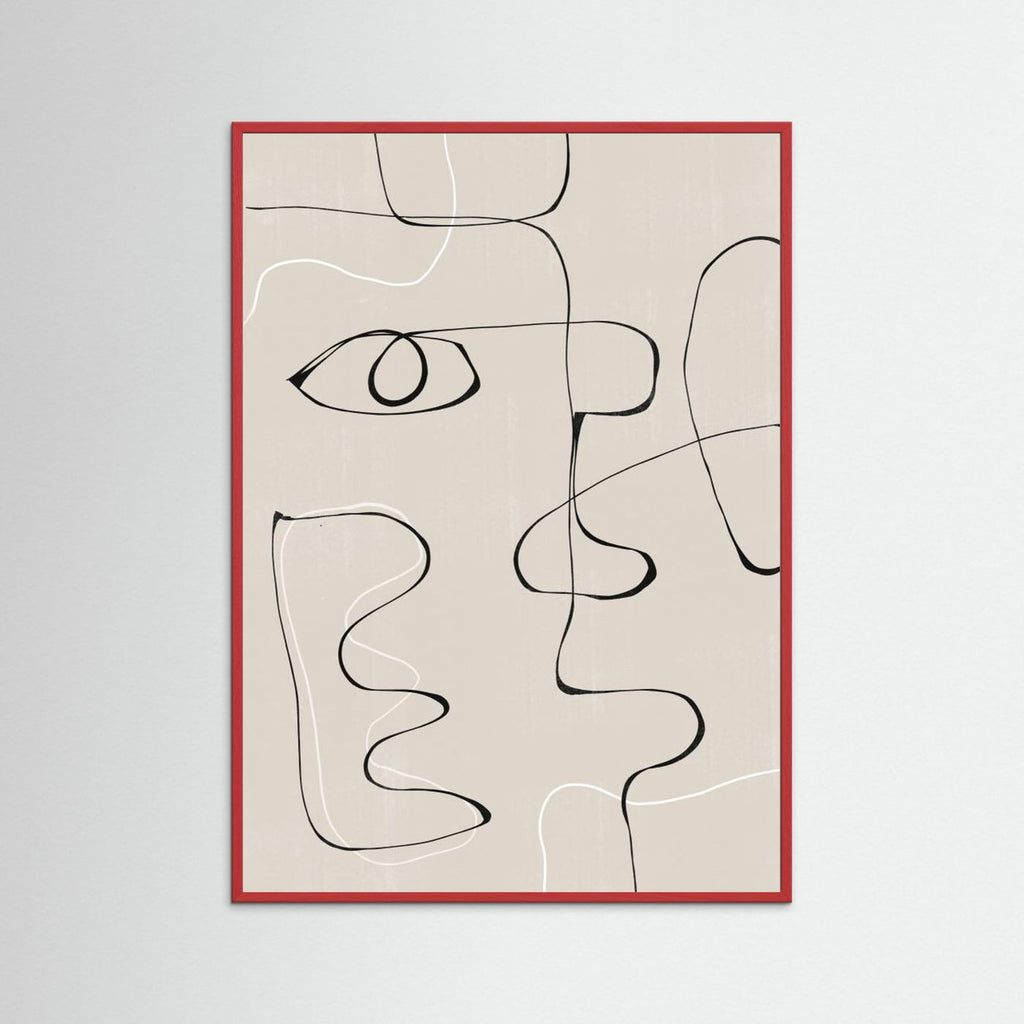 Abstract Face No2. by The Miuus Studio