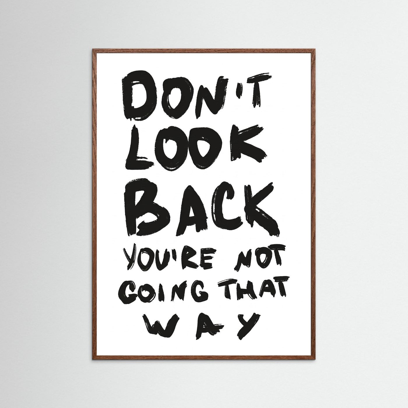 Don't look back