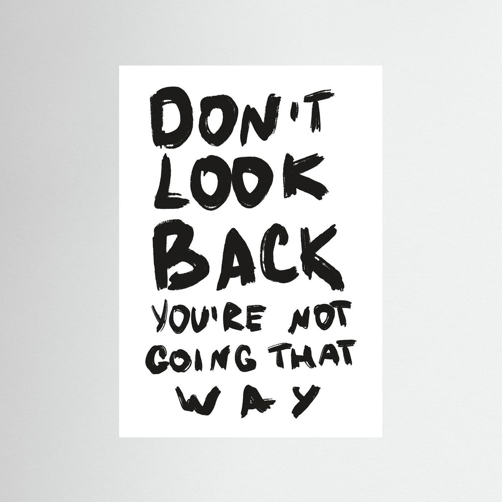 Don't look back