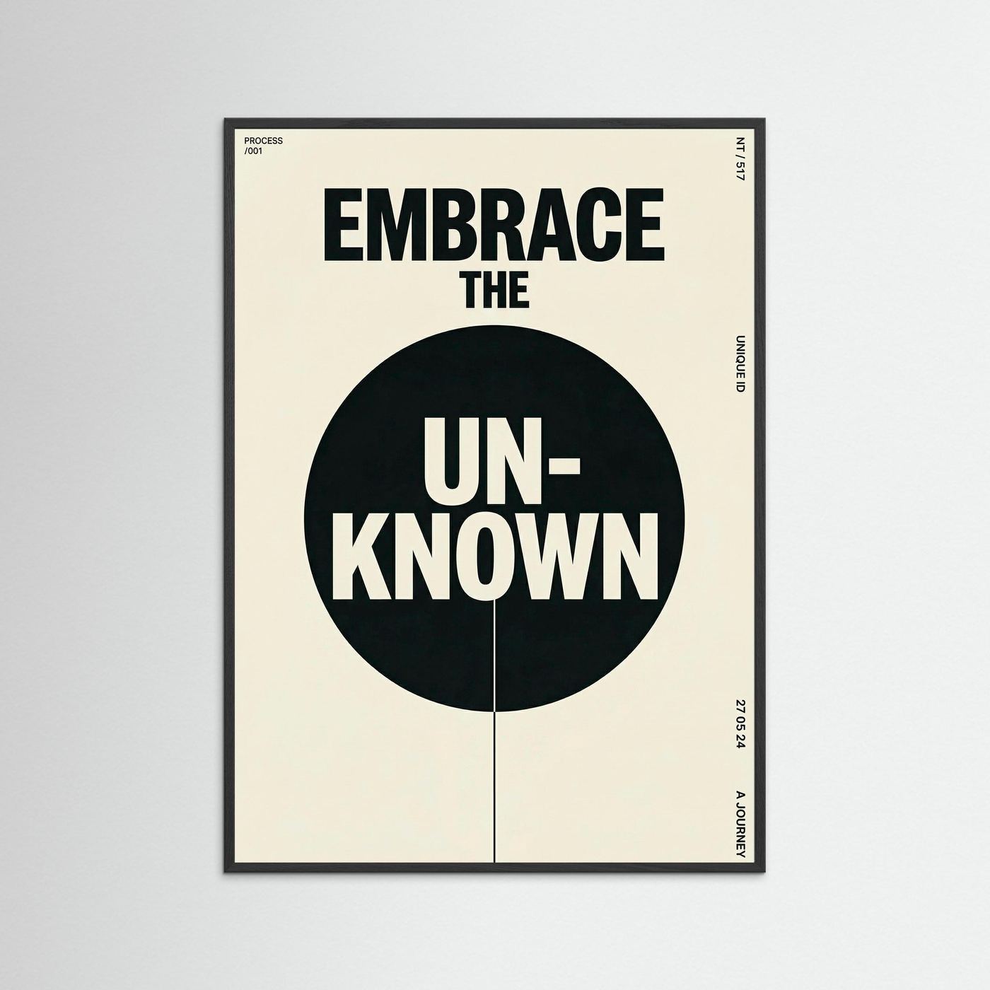 Embrace the unknown