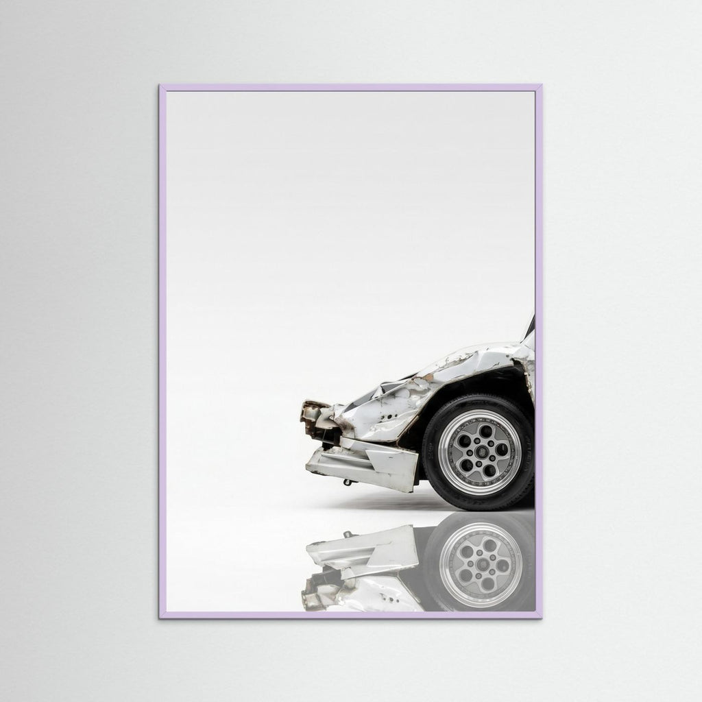 TWOWS COUNTACH CRASHED