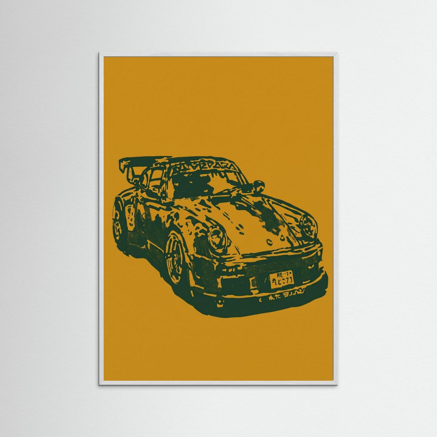Ink Porsche Gold