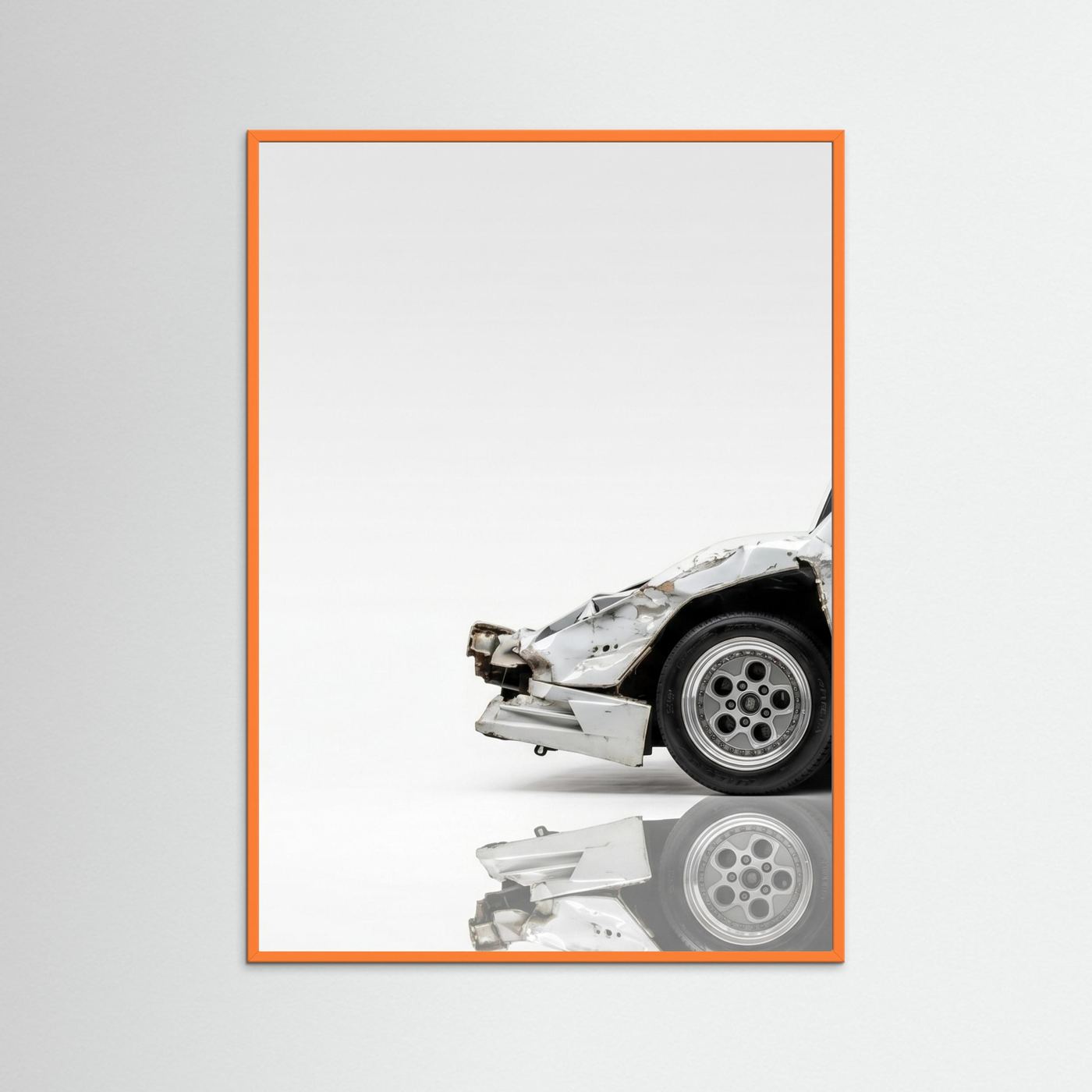 TWOWS COUNTACH CRASHED