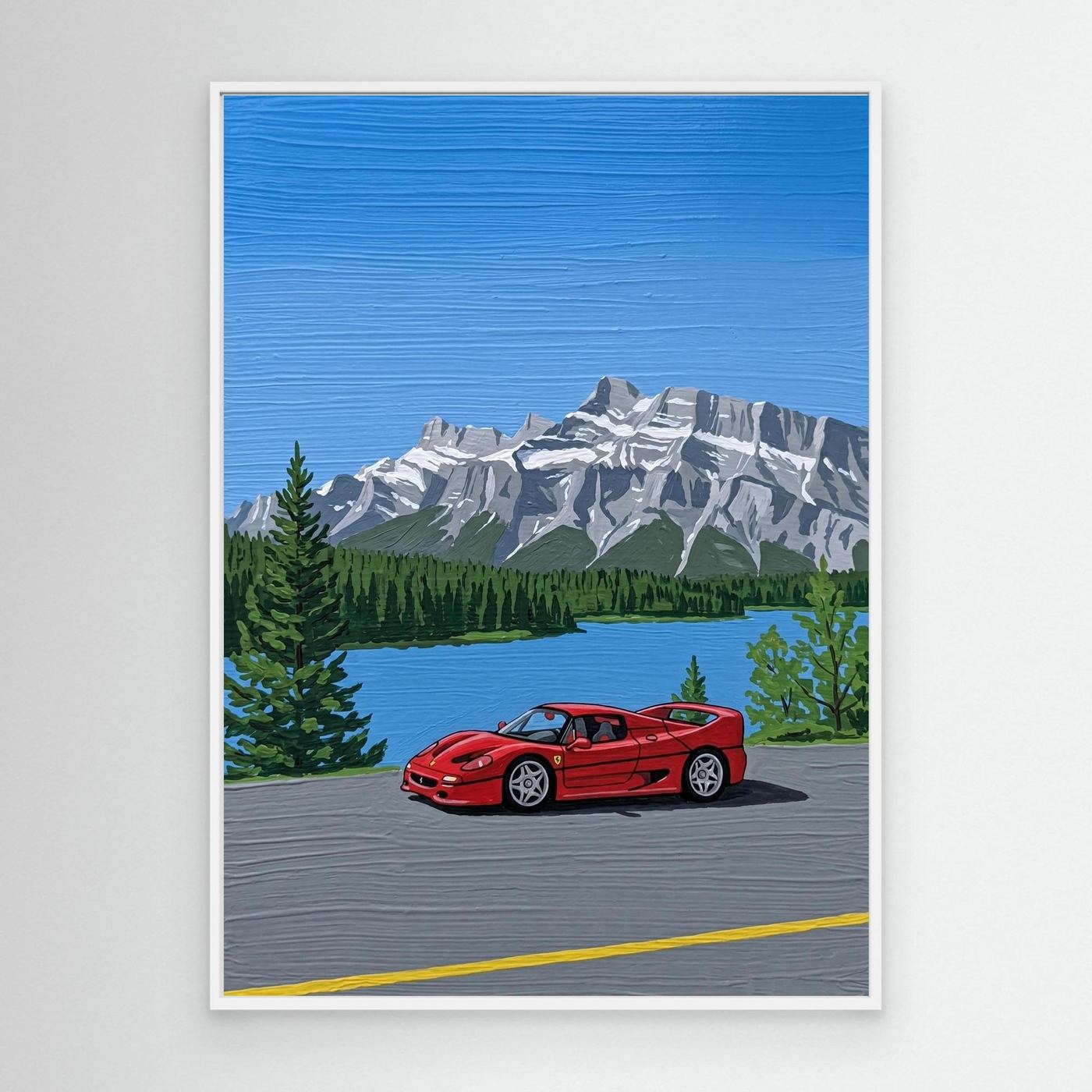 Mountain Ferrari Canva