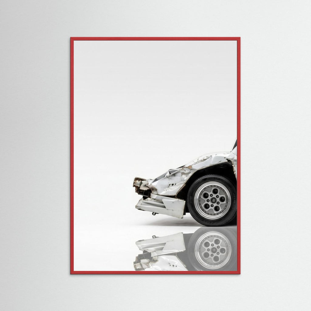 TWOWS COUNTACH CRASHED