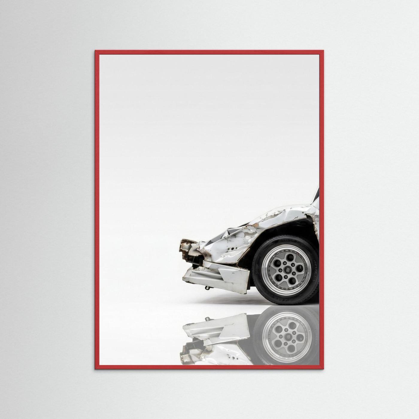 TWOWS COUNTACH CRASHED