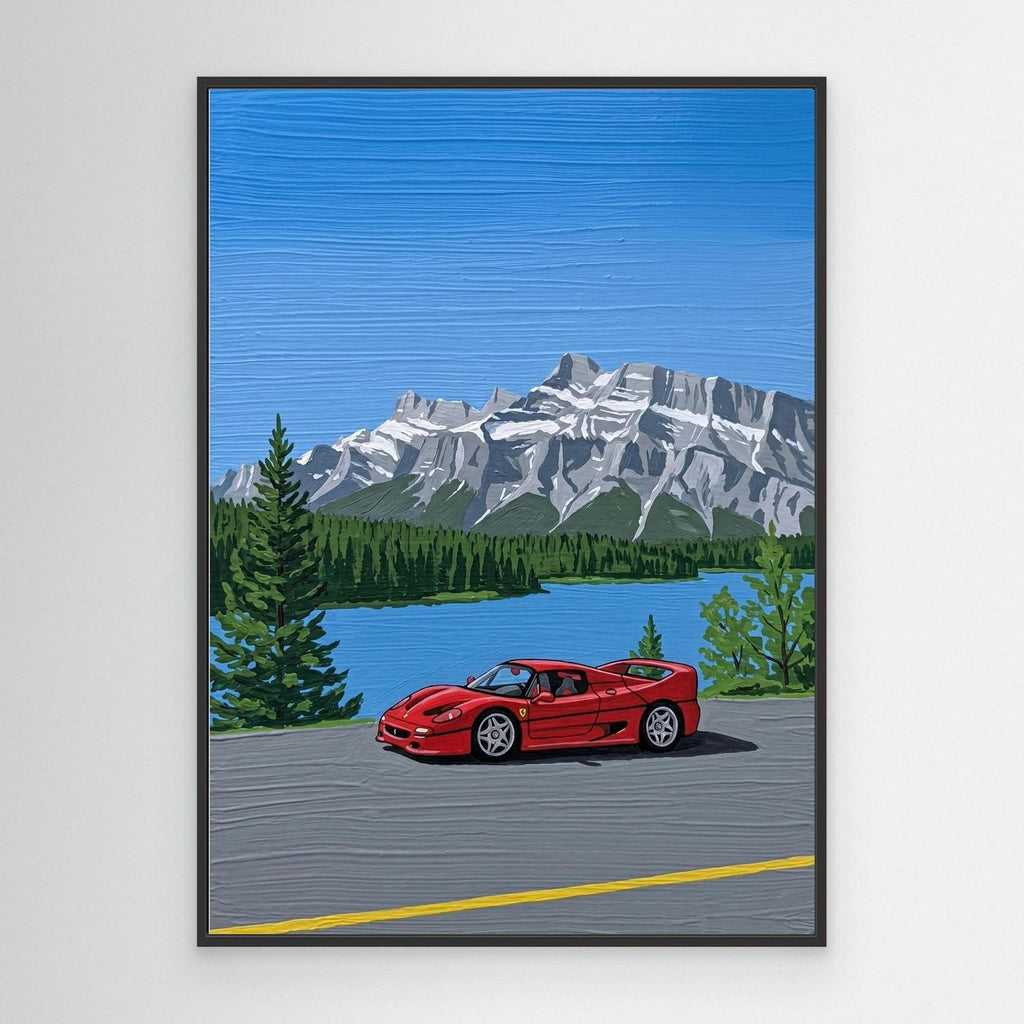 Mountain Ferrari Canva