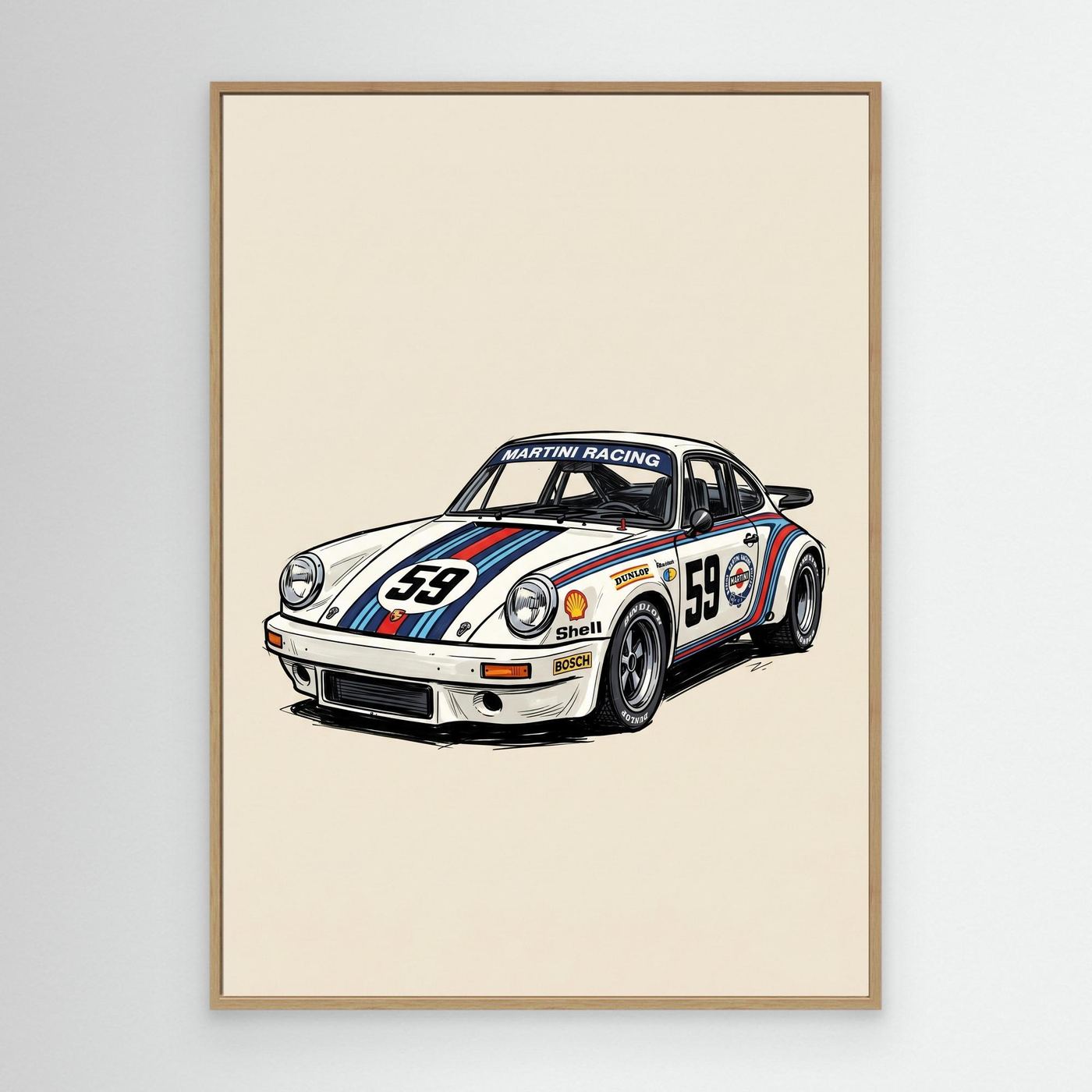 Martini Porsche Canva
