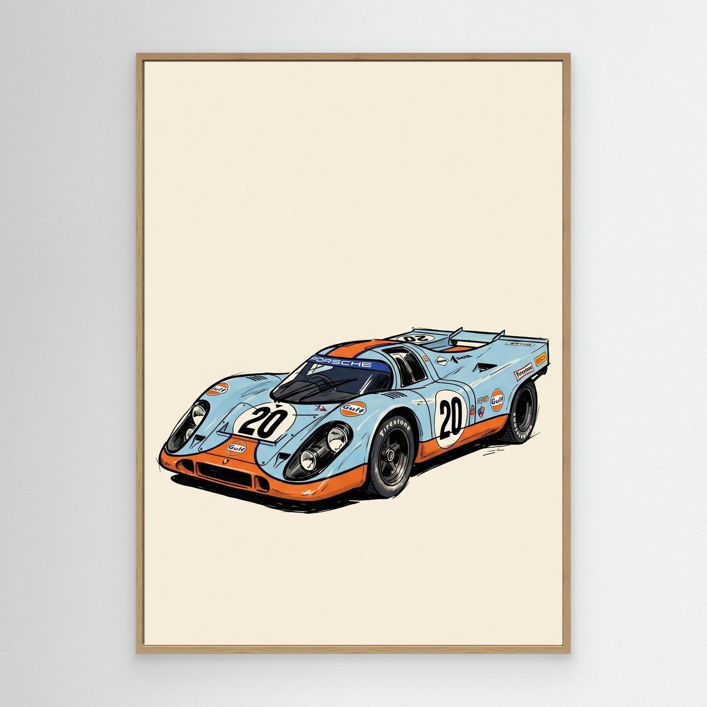 Gulf Porsche Canva