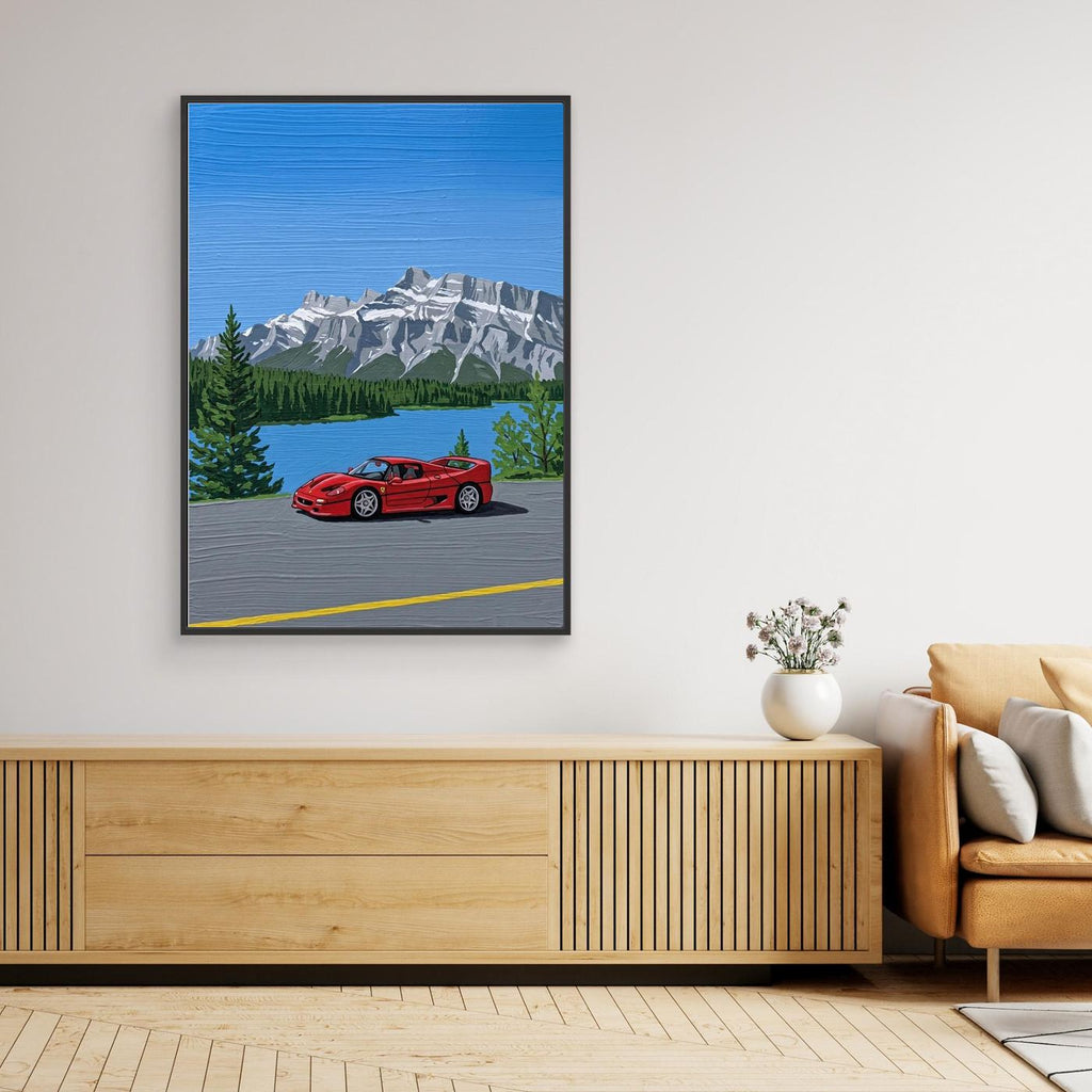 Mountain Ferrari Canva