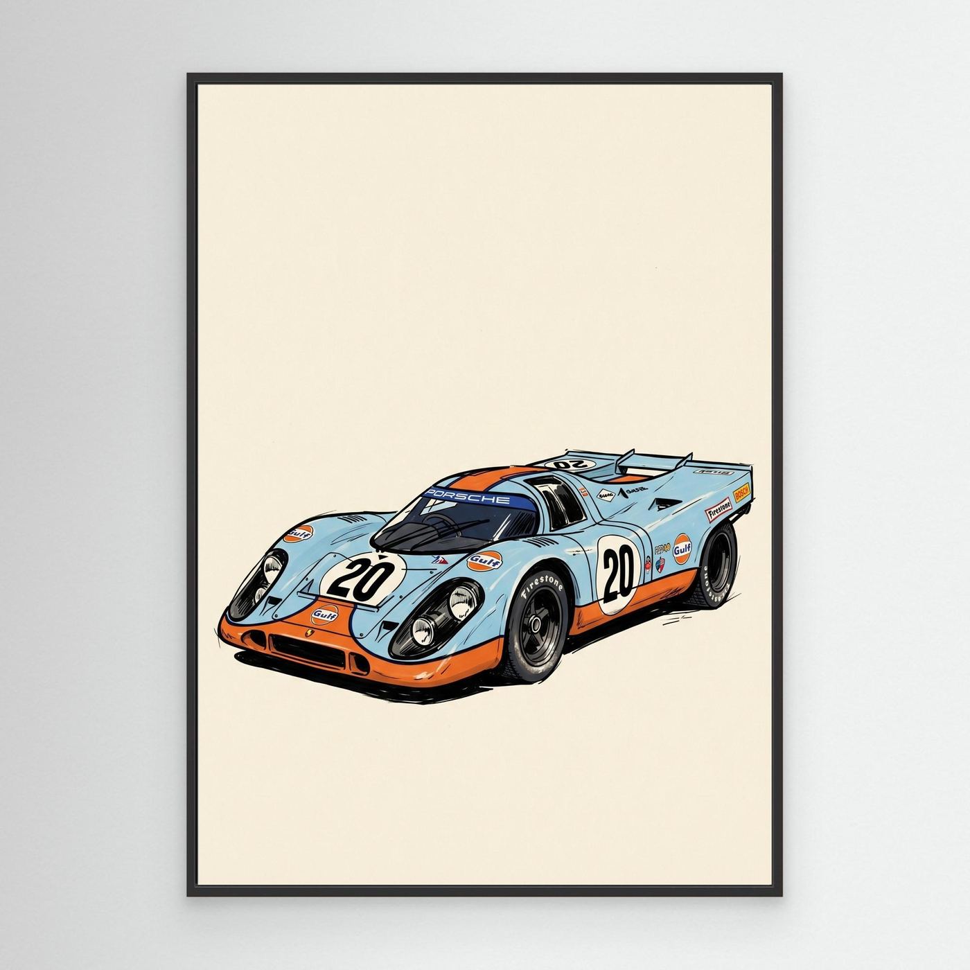 Gulf Porsche Canva