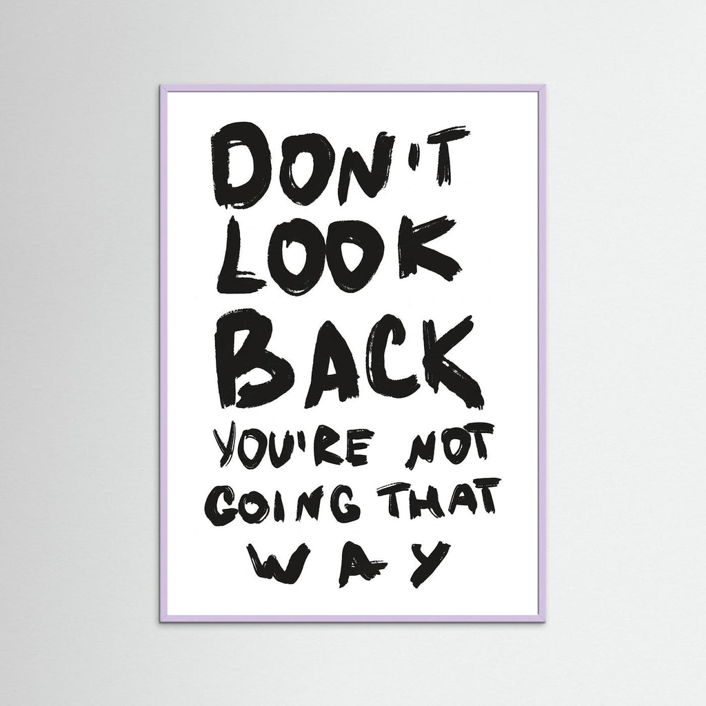 Don't look back