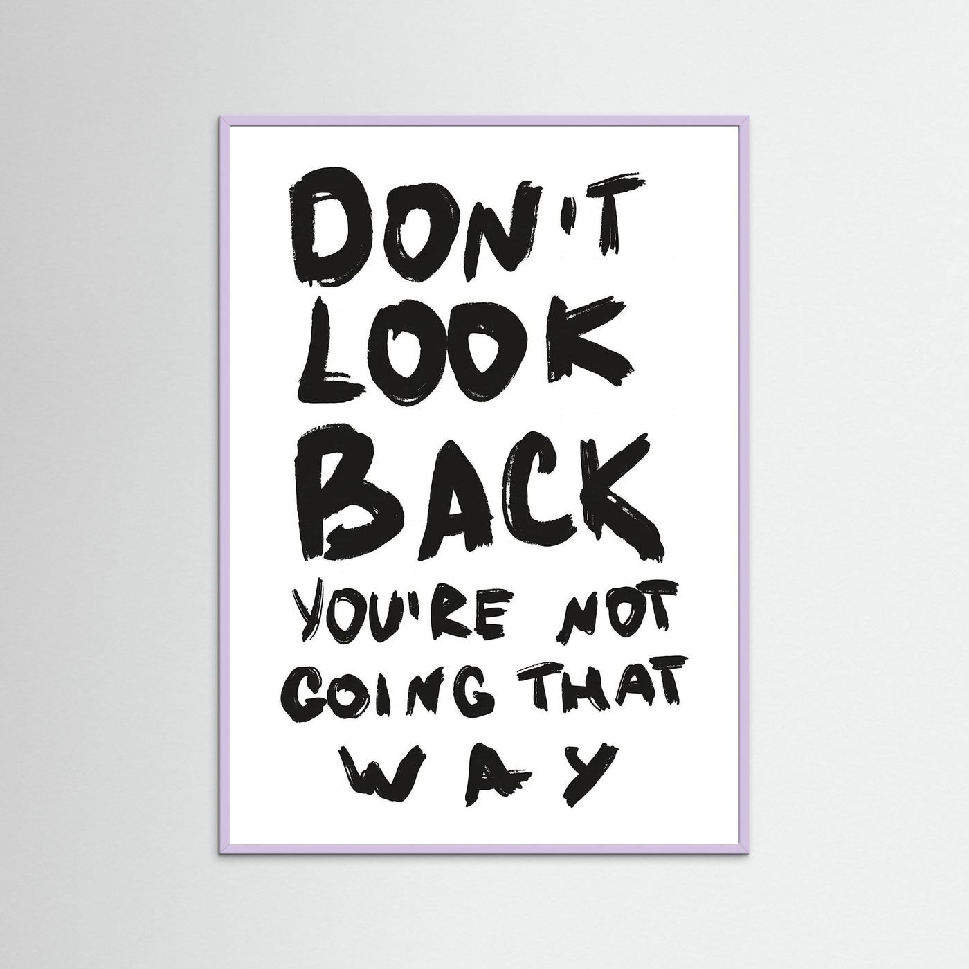 Don't look back