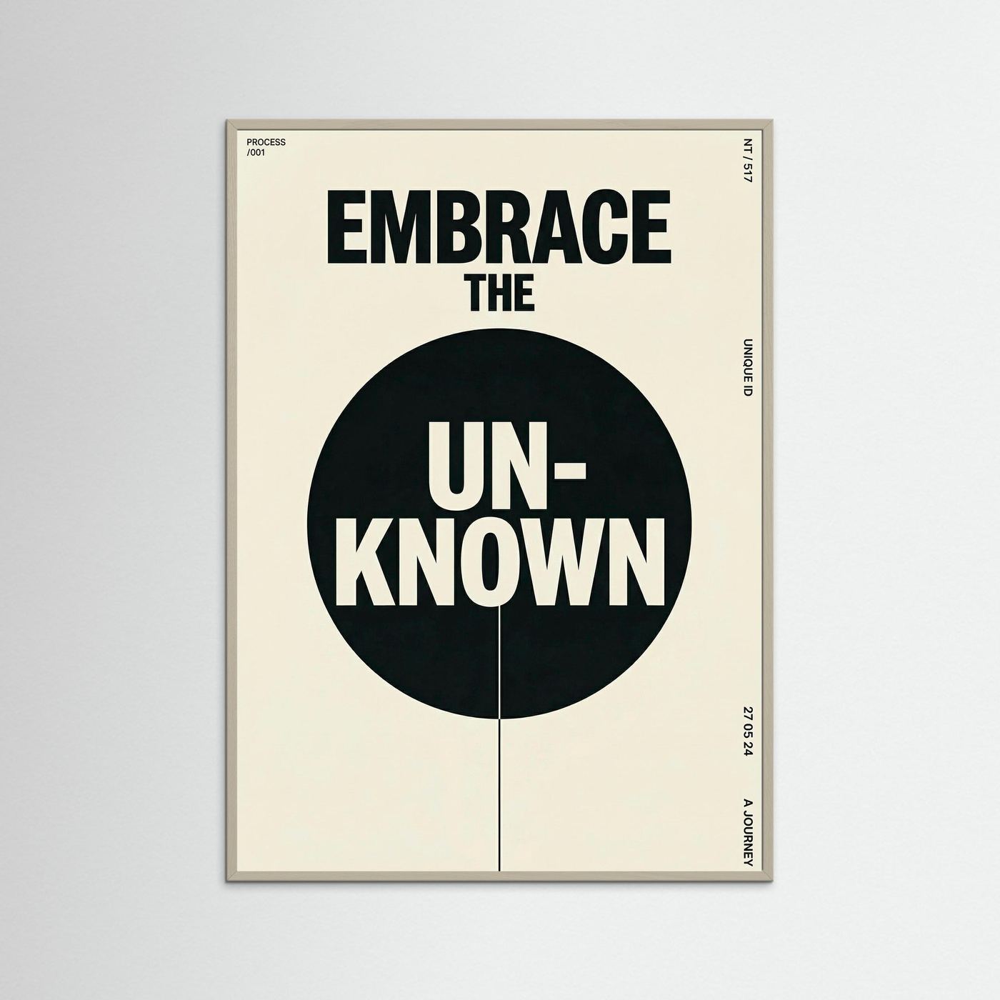 Embrace the unknown
