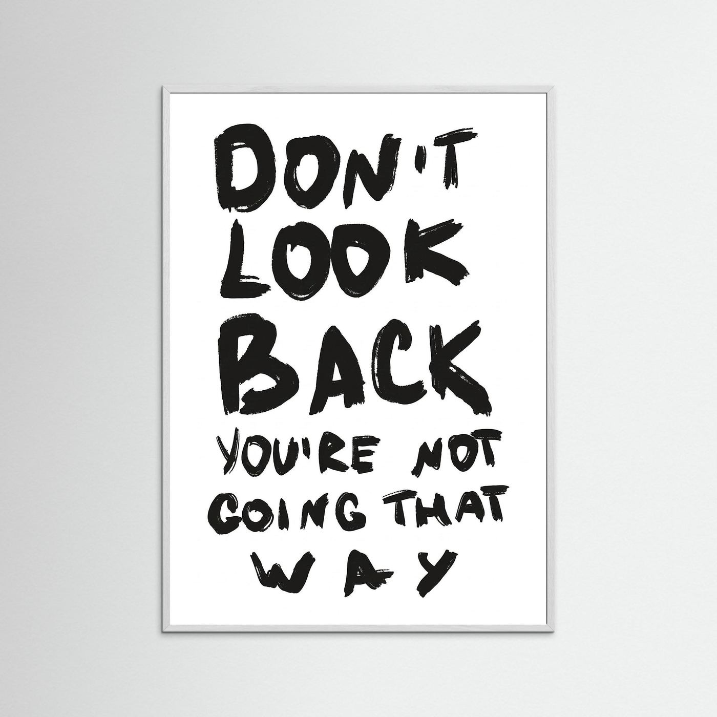 Don't look back