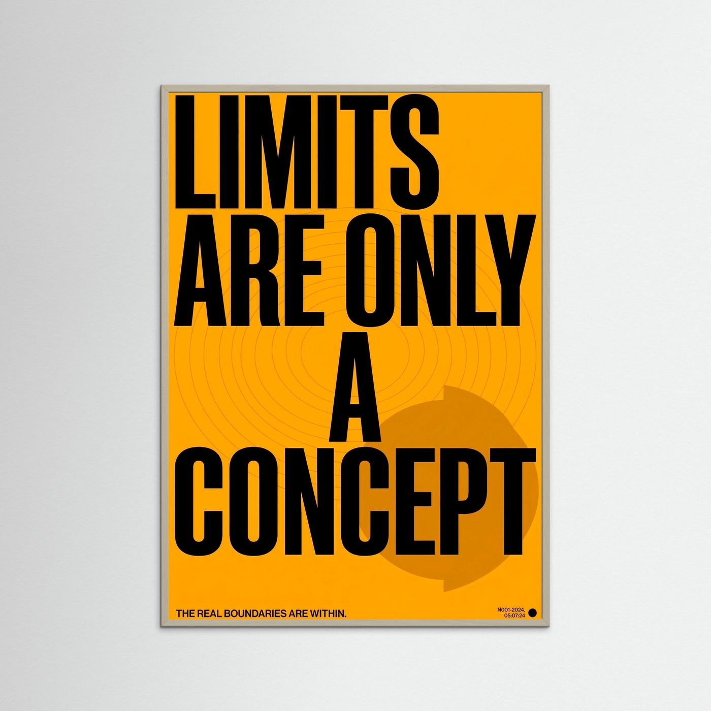 Limit is a concept