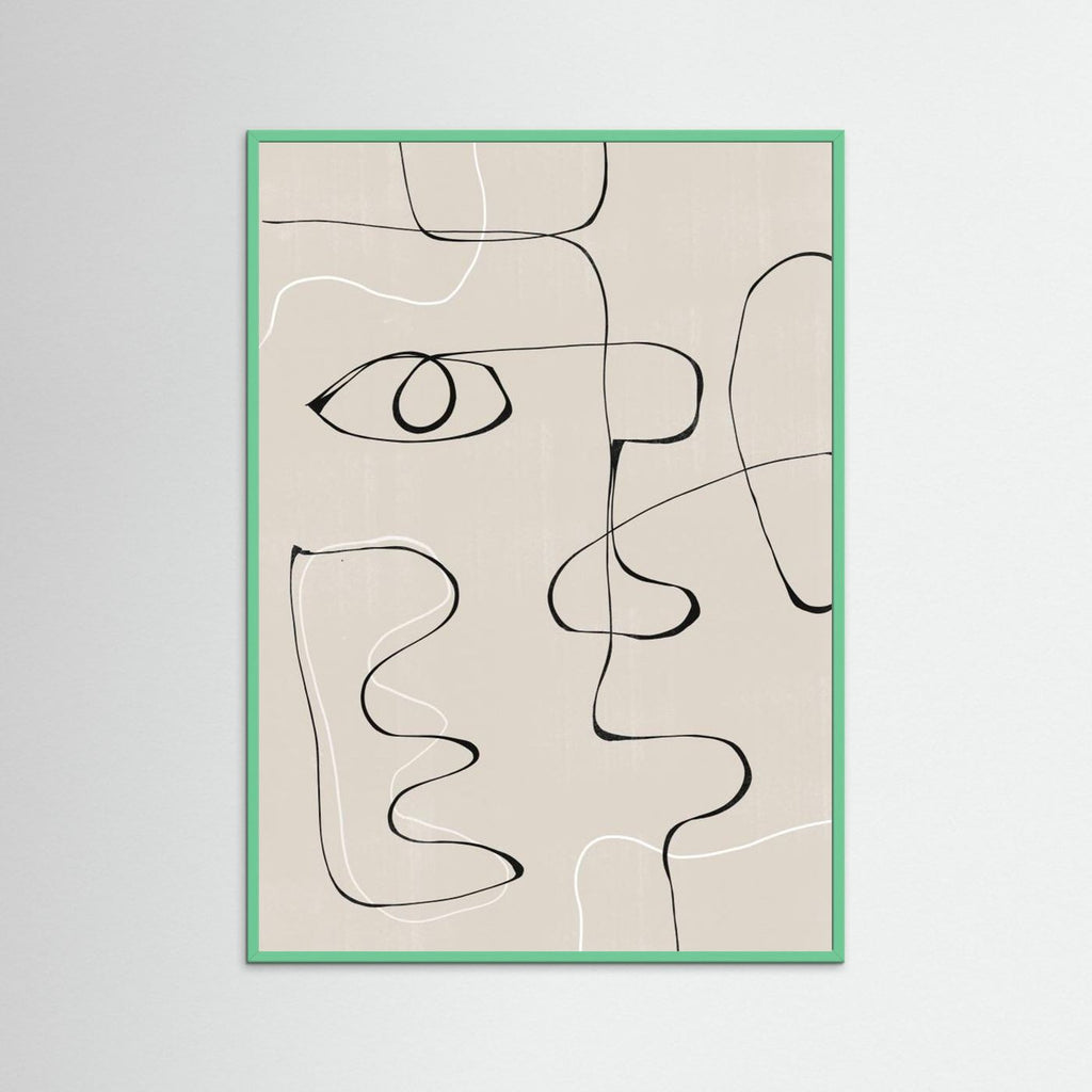Abstract Face No2. by The Miuus Studio