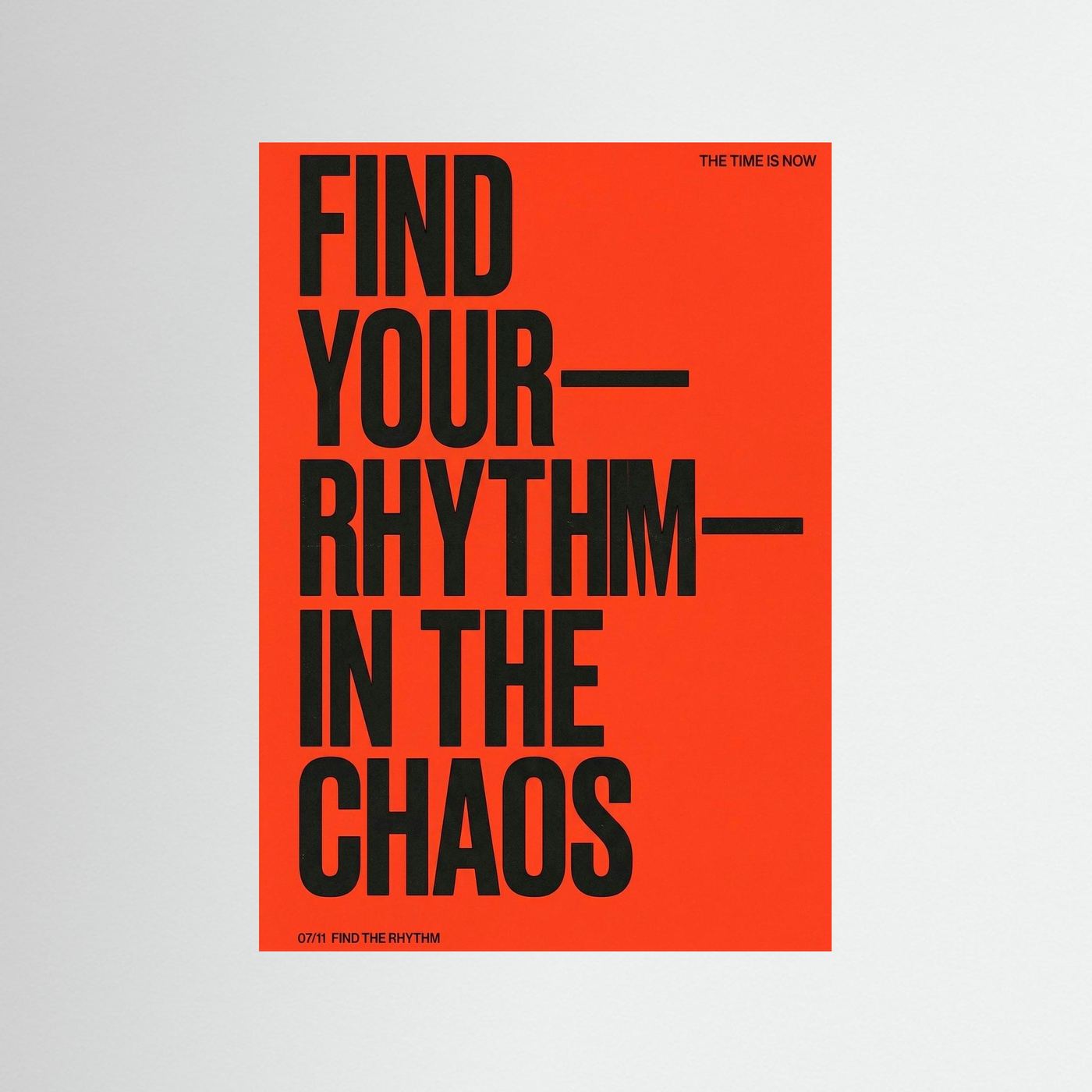 Find your rythm