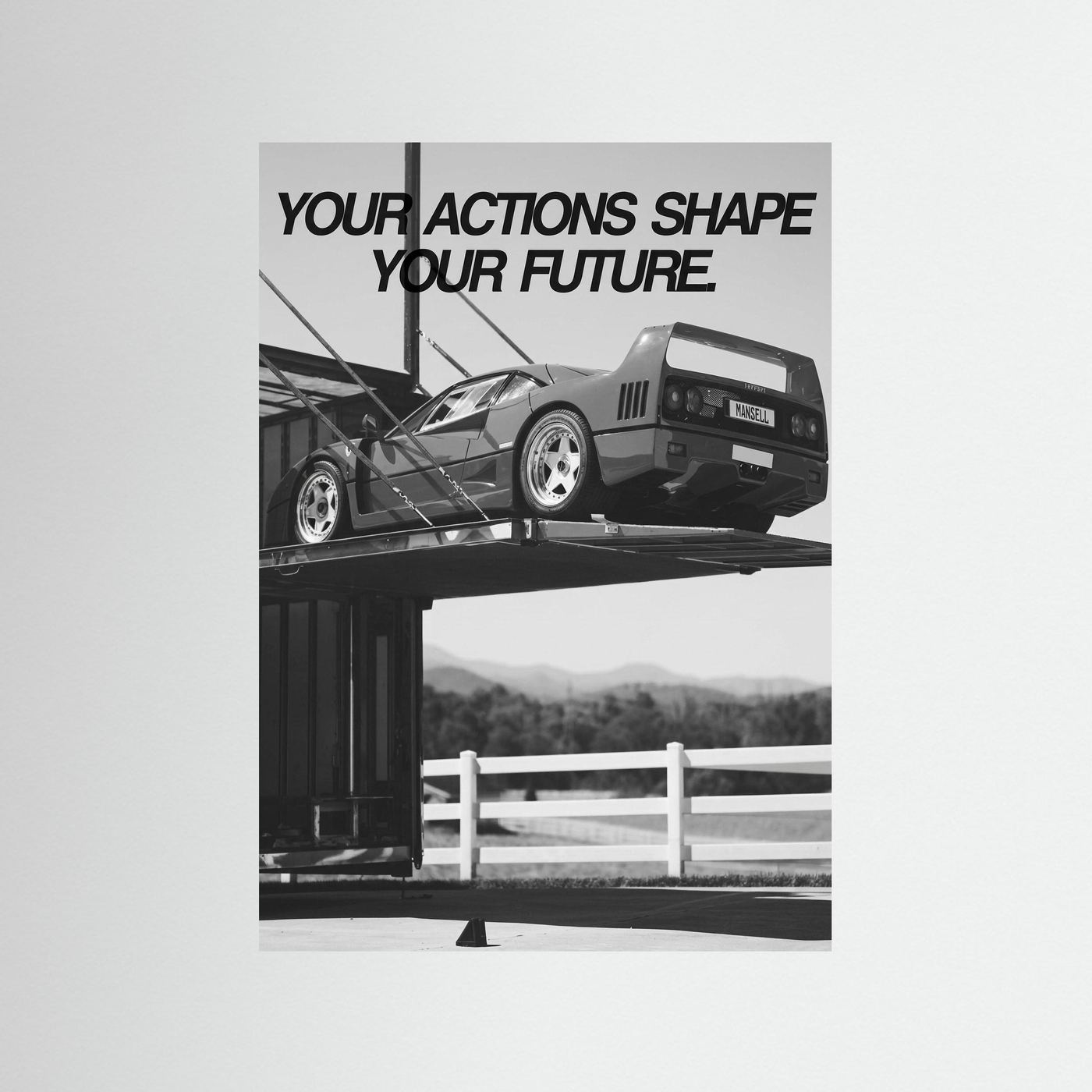 Actions shape future