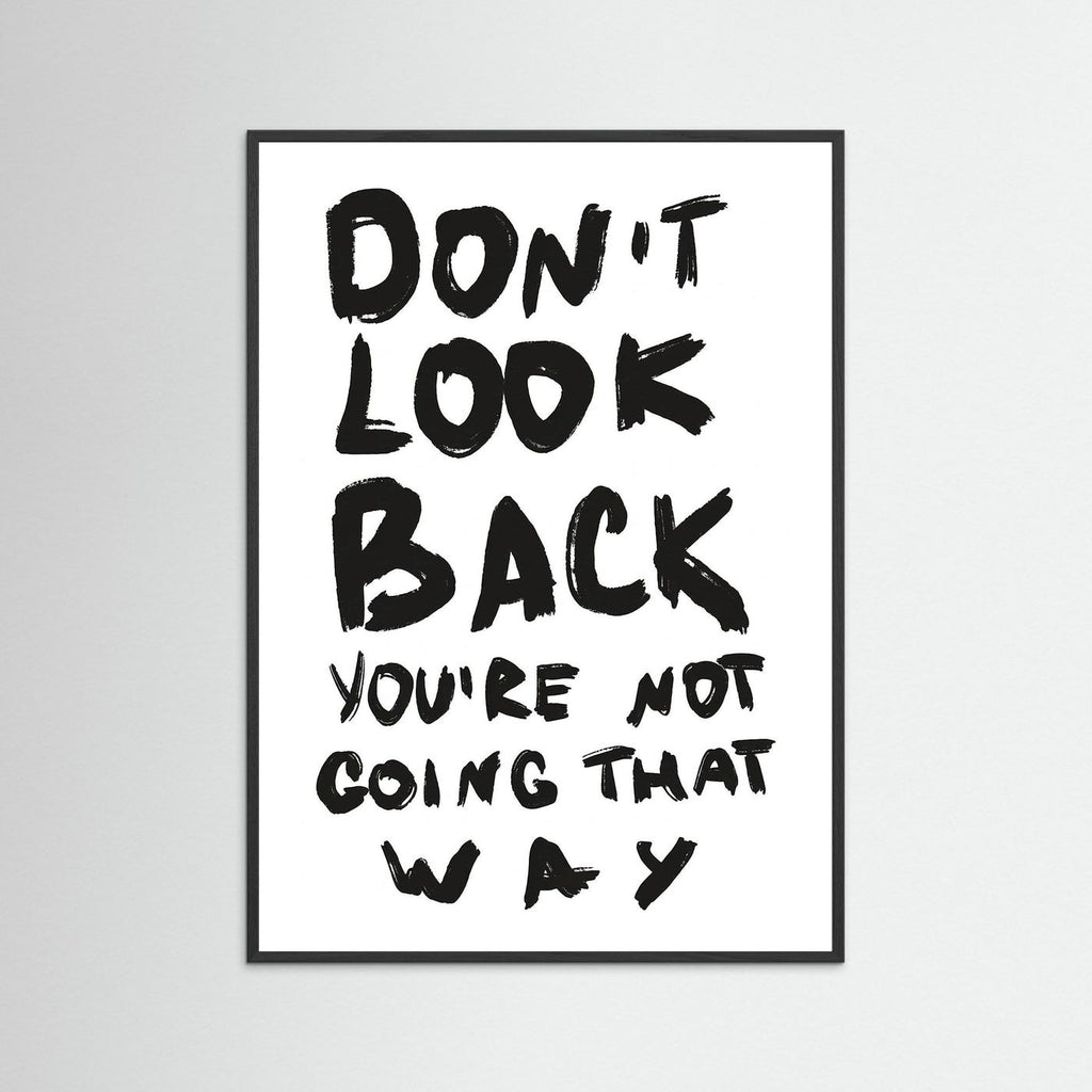 Don't look back