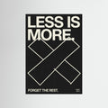Less is more